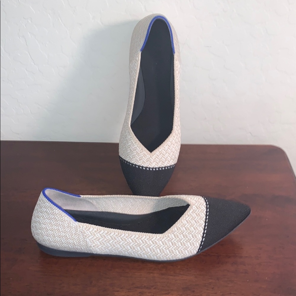 ROTHY’S BRAND NEW SIZE W6 GORGEOUS POINTED TOE SLIP ON FLATS